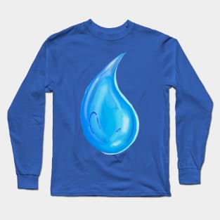 Pouring whale oil painting Long Sleeve T-Shirt